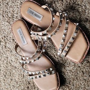 Steve madden studded sandals